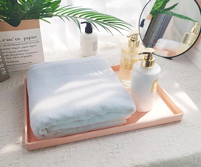 Pink Serving Tray, Large Tray, Serving Accessory, Countertop, Decorative and - Image 4