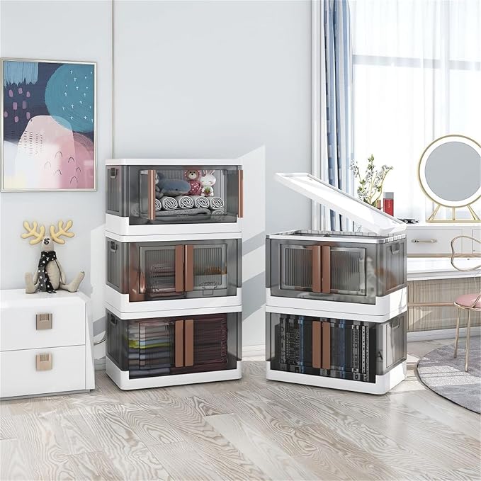 4 pcs Plastic Collapsible Storage Box - Image 6