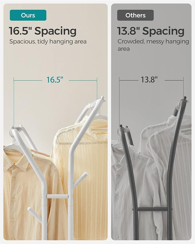 SONGMICS Clothes Rack, Double-Rod Clothing Rack - Image 3