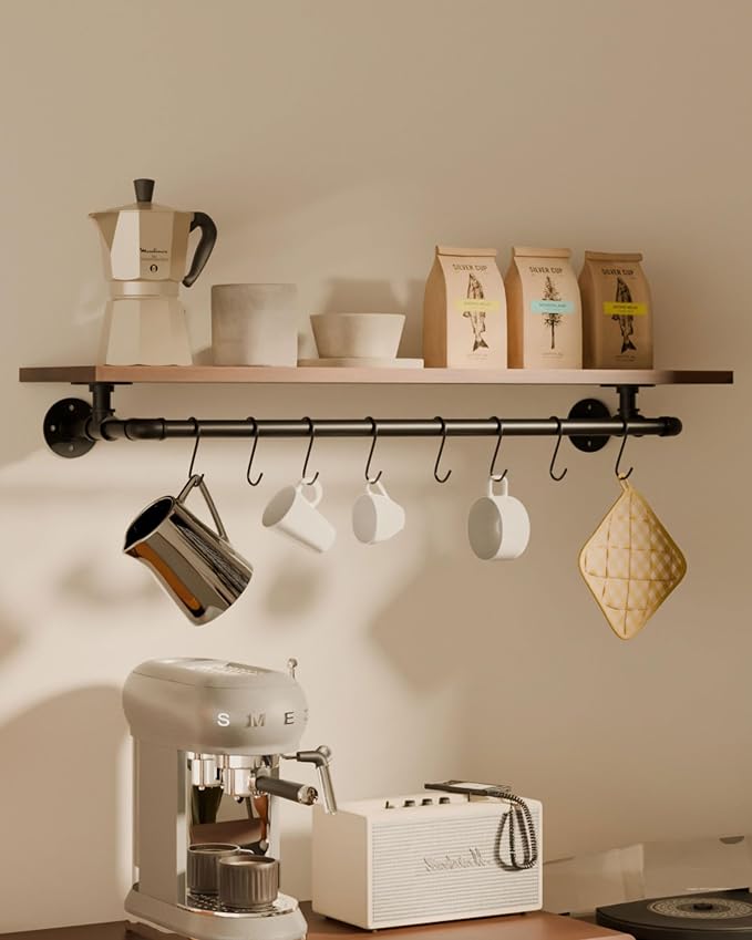 Bathroom Shelves Wall Mounted by INDUSTRIALSHELVESDESIGN