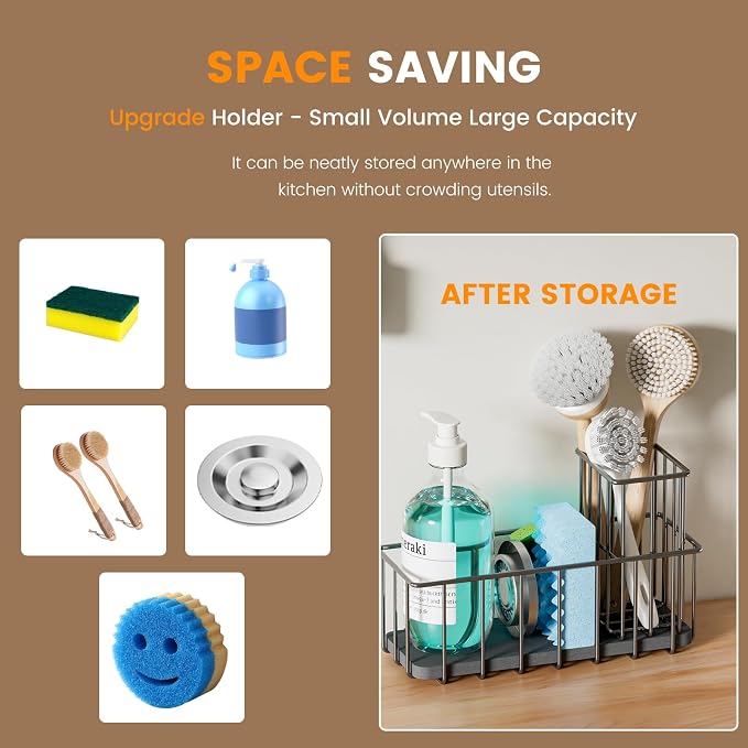 Kitchen Sink Countertop Sponge Holder - Image 2