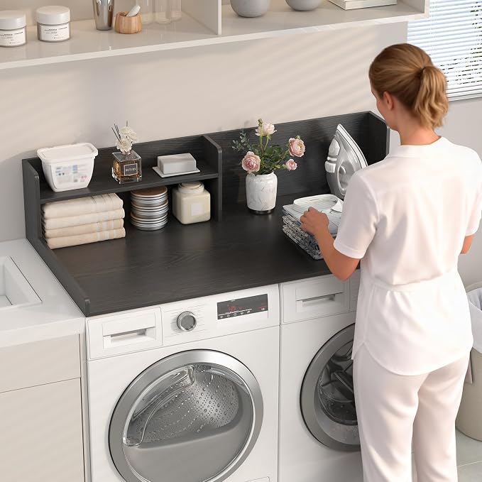 Washer Dryer Countertop, Over The Washer Dryer Folding Shelf - Image 2
