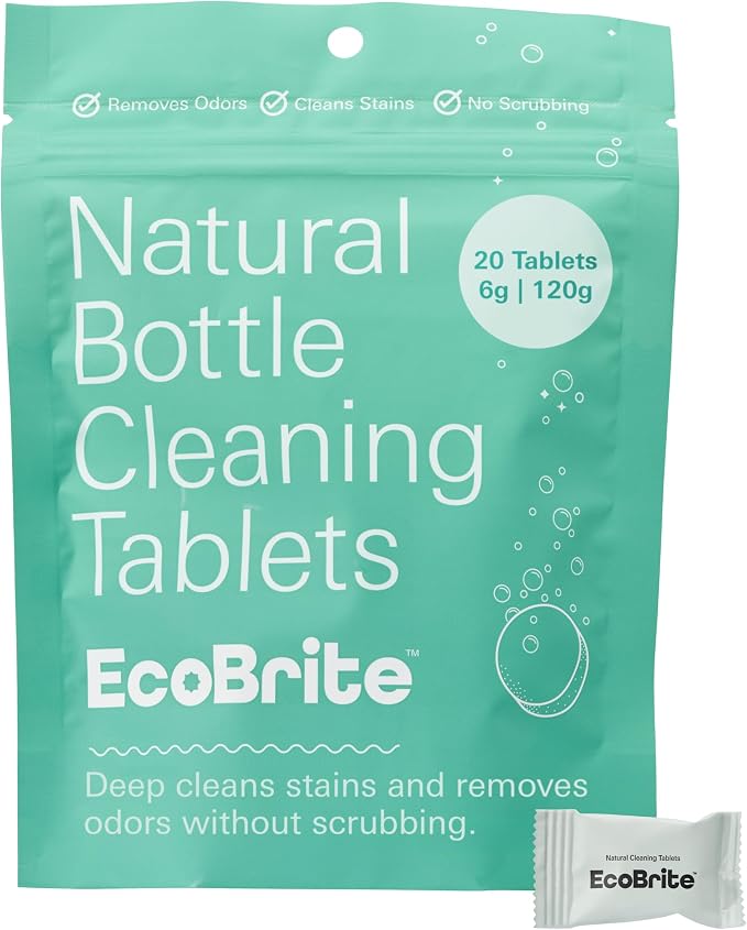Owala EcoBrite Powerful Cleaning Tablets, Cleans Bottles, Coffee Cups, Camping by Owala