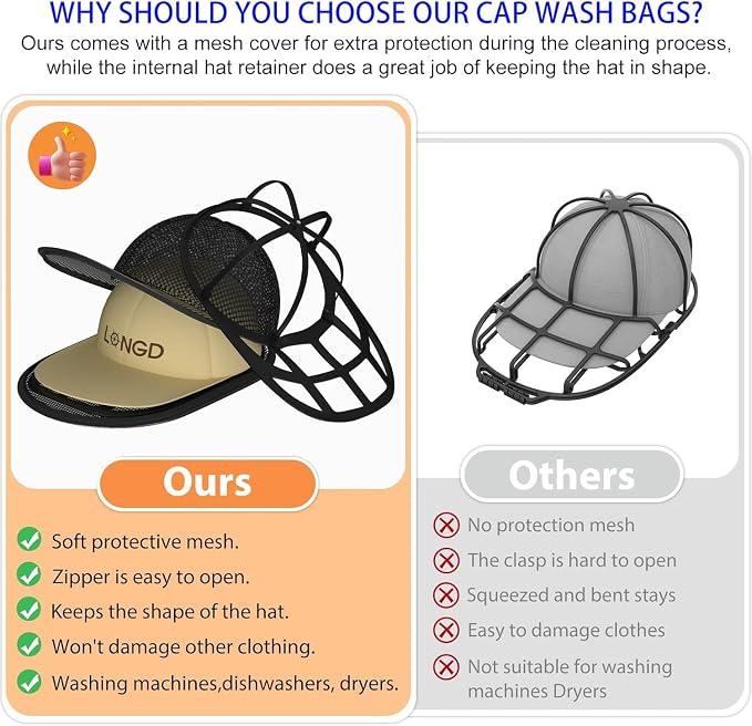 LONGD Baseball Cap Washer Cage - Image 2