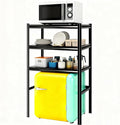 3-Tier Space Saving Refrigerator Shelf Organizer, Adjustable Metal Storage Rack by HYMNXEMO