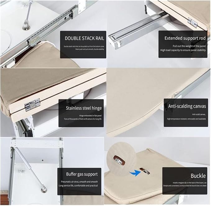 Wooden Folding Ironing Board - Image 4