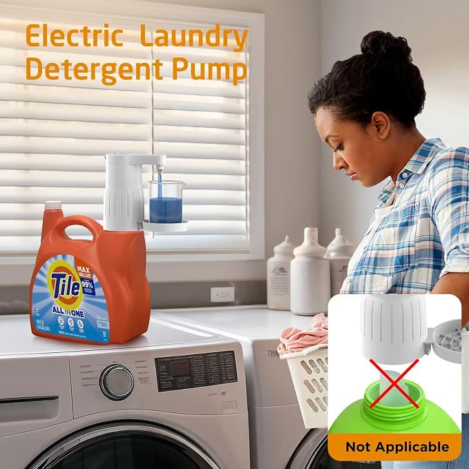 【IMPORTANT! Measure First】Electric Laundry Detergent Pump - Image 2
