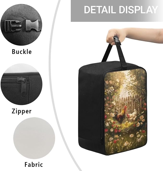 Rooster Portable Steamer Storage Bag Lightweight Iron Carrying Case - Image 3