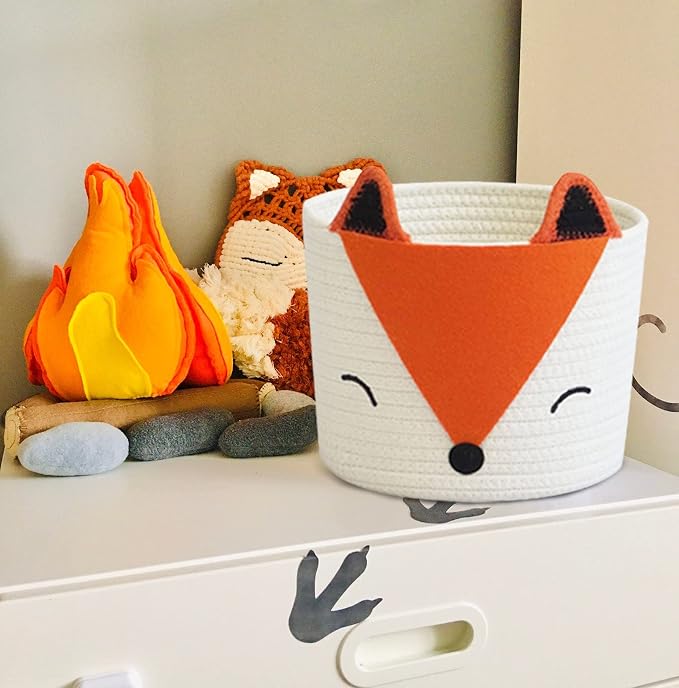 T&T Homewares Orange Fox Storage Basket - Image 5