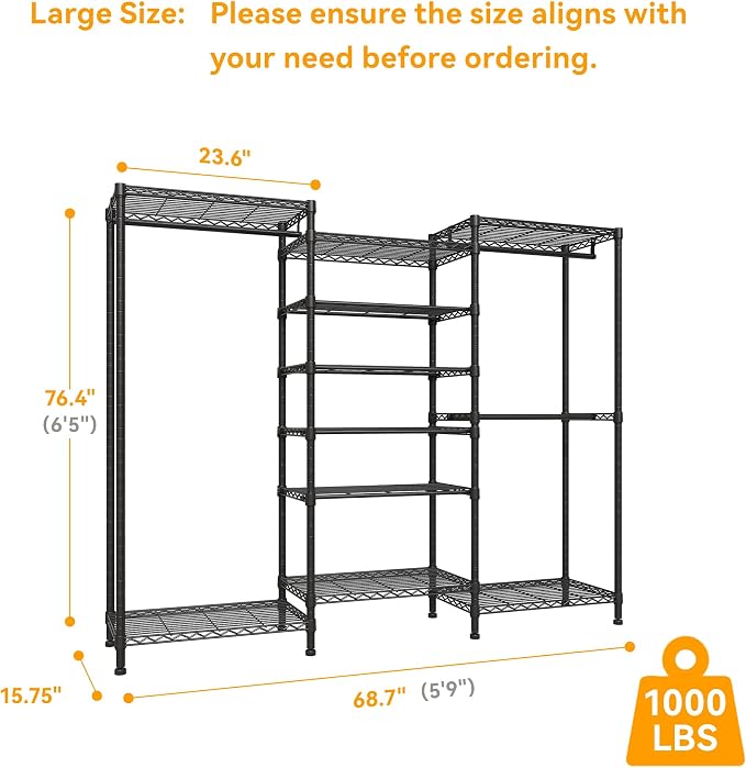 H12 Heavy Duty Clothes Rack - Image 4