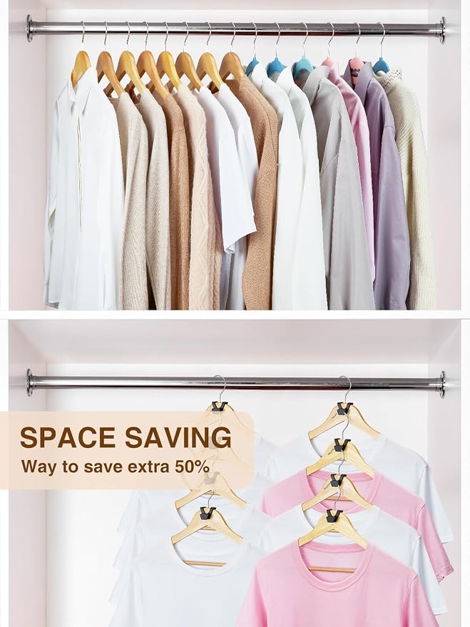 Smartor Clothes Hanger Connector Hooks 30 Pack, Closet Storage and Organization - Image 4