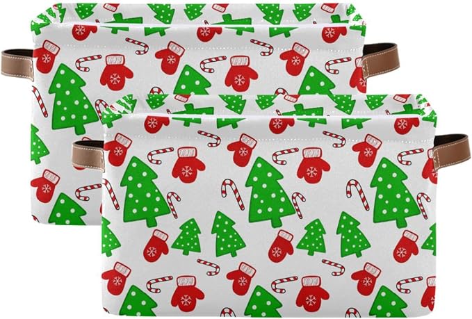 Christmas Tree and Gloves Storage Bin Storage Basket Dirty Clothes Sundries by Coikll
