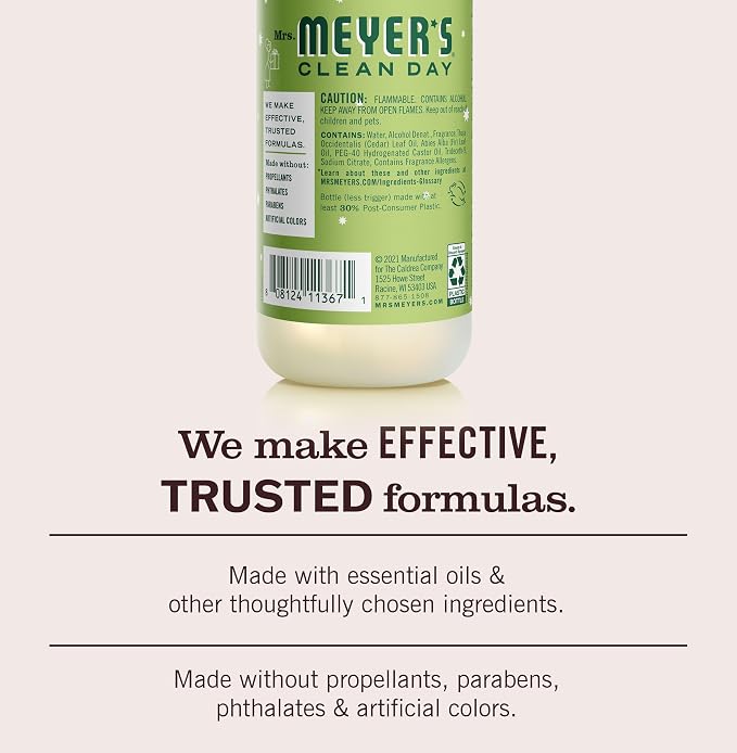 MRS. MEYER'S CLEAN DAY Room Spray, Iowa Pine Scent, 8 Fl Oz Bottle - Image 5