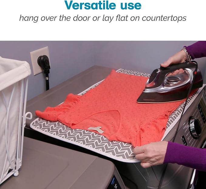 Polder Over-the-Door Steaming Station, Clothes Steamer Station, 100% Cotton - Image 5
