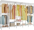 H5 Extra Large Heavy Duty Clothes Rack, Wire Garment Rack, Freestanding by Higeego