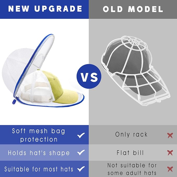 Hat Washer Cage for Washing Machine, Baseball Cap Washing Cage, Hat Cleaner for - Image 4