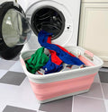 SAMMART 41L Collapsible Plastic Laundry Basket-Foldable Pop Up Storage by SAMMART