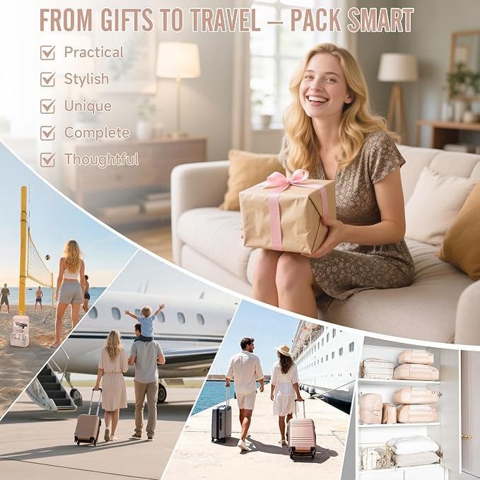 Veken 8 Set Packing Cubes, Cruise Ship Travel Essentials Accessories - Image 8