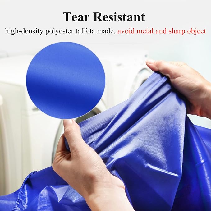 OTraki 28x45 inch Extra Large Laundry Bag 2 Pack Drawstring Laundry Hamper Bag - Image 3