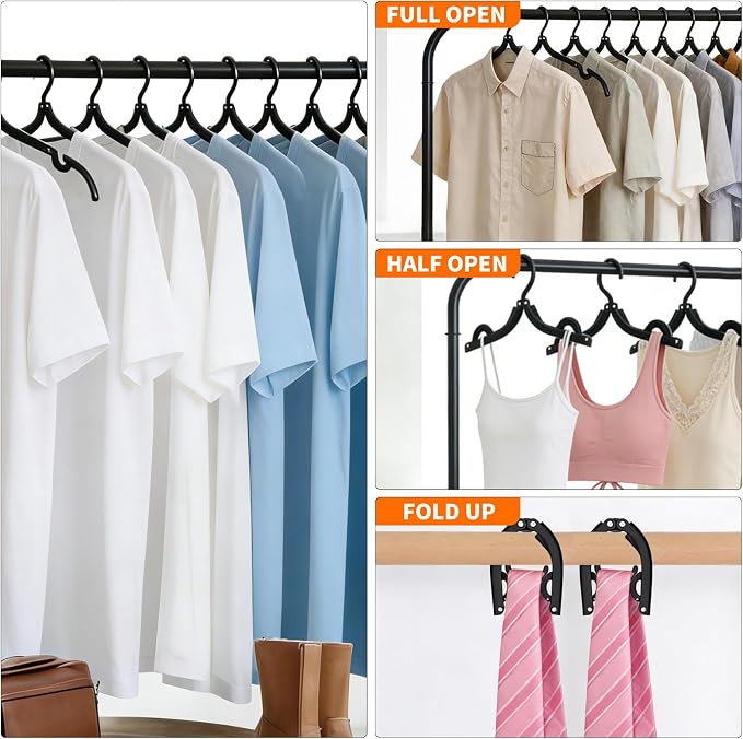 10Pcs Travel Hangers for Cruise Foldable Hangers - Image 4