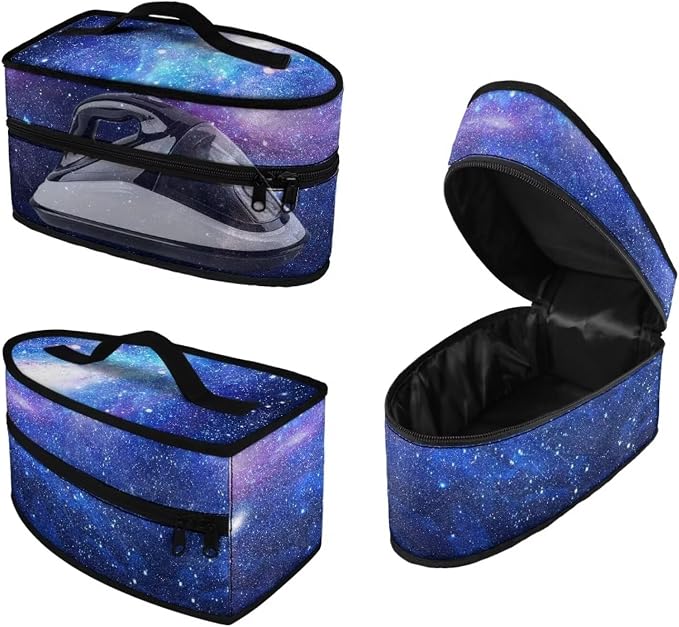 Starlight Print Steam Iron Storage Case Fits Traveling Outing Decorative by Maiyoinou