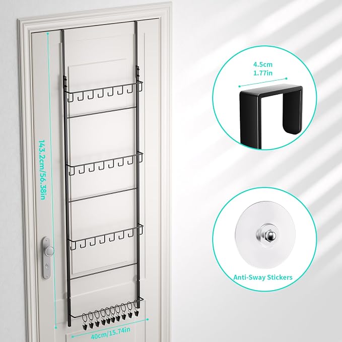 HapiRm Over the Door Hat Organizer - Image 8