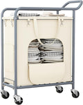 Laundry Basket with Wheels, 150L Large Rolling Laundry Hamper, Heavy-Duty by Unknown