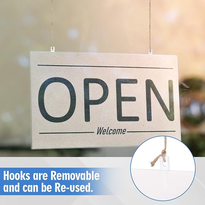 Chunful 24 Pack Foam Board Hangers Hanging Foamcore Wall Hangers, Work - Image 4
