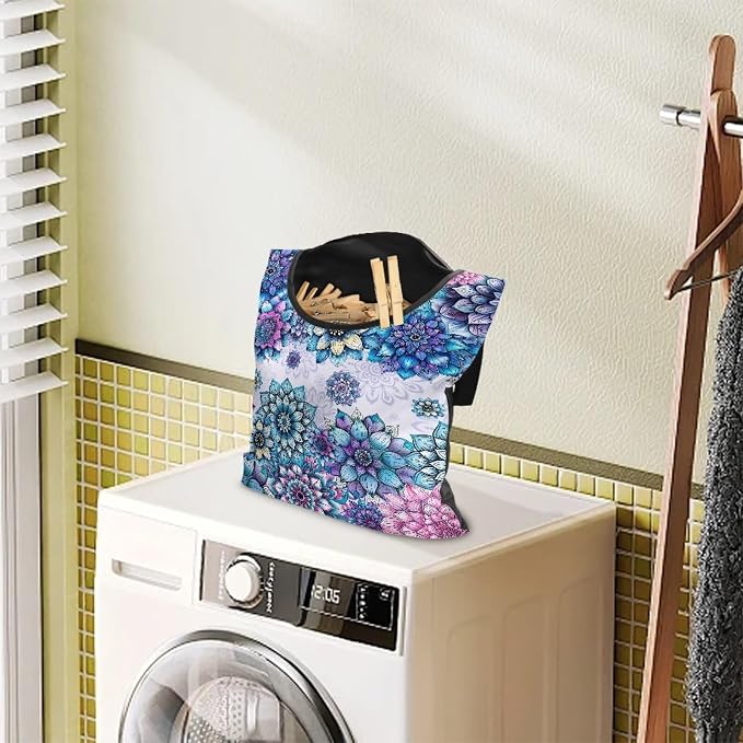 Mandala Clip Storage Bag Multi Purpose Clothespin Storage Organizer - Image 2