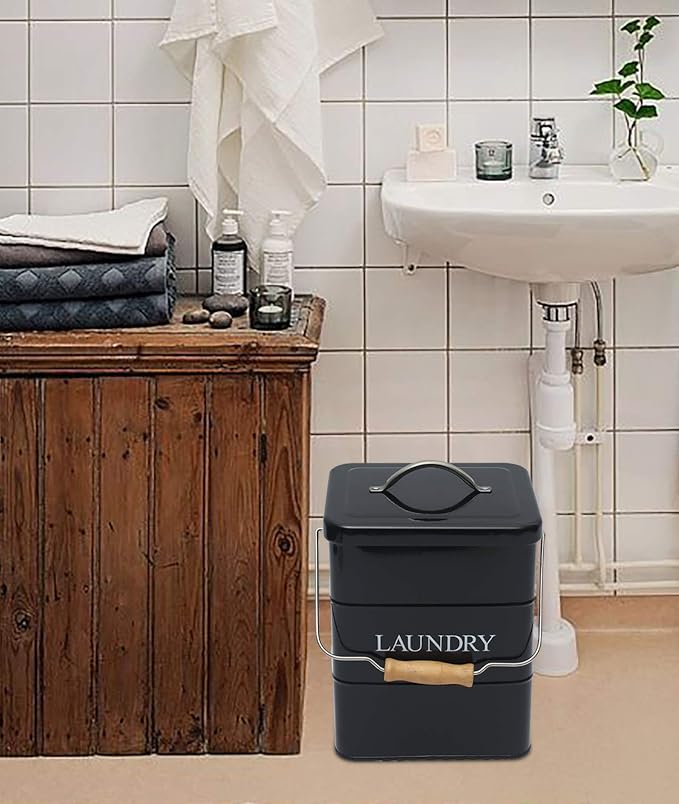Laundry Powder Bin, Washing Powder Storage Tin - Image 4