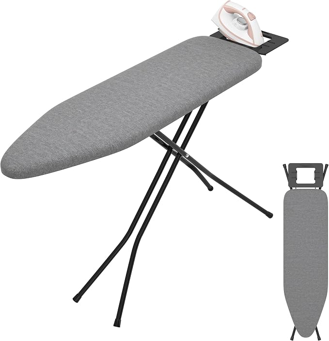 Ironing Board with Stable Iron Rest and 7 Adjustable Heights by DIAMONDFORGEOFFICIAL