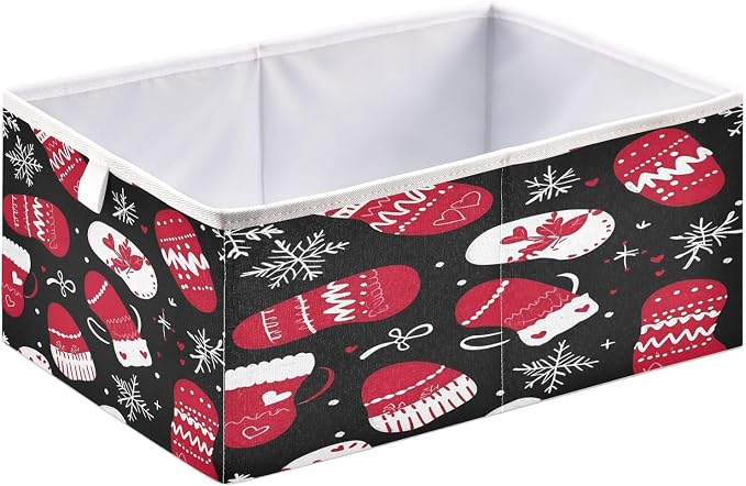 senya Large Storage Bins Christmas Gloves Collapsible Foldable Storage Cubes - Image 2