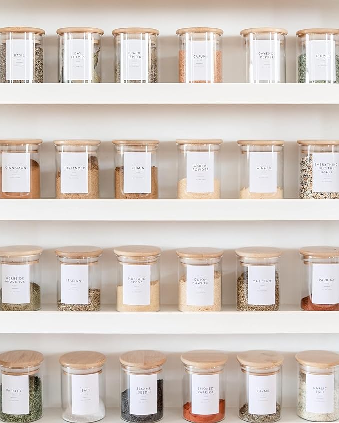 Minimalist Spice Labels for Glass Jars - Image 6