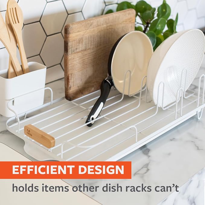 Full Circle Dish Jockey Extra Large Dish Drying Rack – Space Saving Drying Rack - Image 7