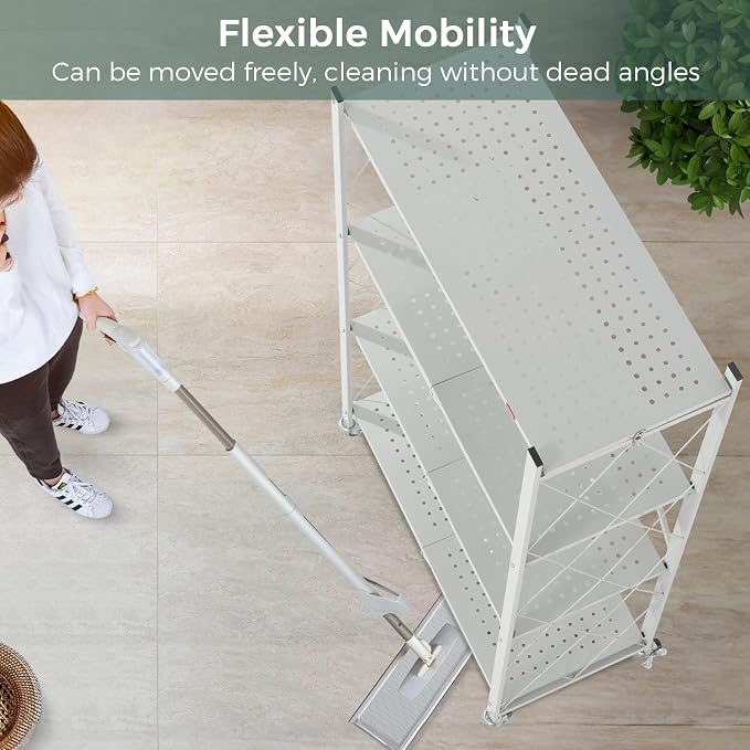 DEANIC 4 Tier Foldable Storage Shelves - Image 7