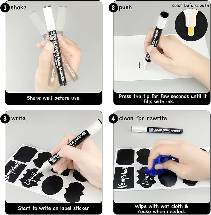 Chalkboard Labels for Jars 98pcs - Image 4