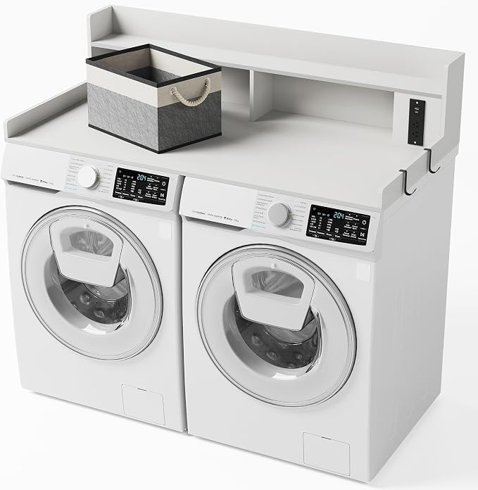 Upgraded 2-Tier Washer and Dryer Countertop - Image 8