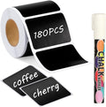 180 pcs Chalkboard Labels Sticker Reusable Blackboard Sticker by NANXJIUR