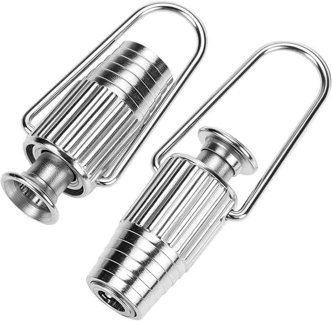 QWORK Clothesline line Tightener, Aluminum Laundry Drying Line Tight Tool - Image 2