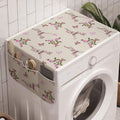Ambesonne Paris Washing Machine Organizer, Eiffel Tower Rose Ivy Branches and by Ambesonne