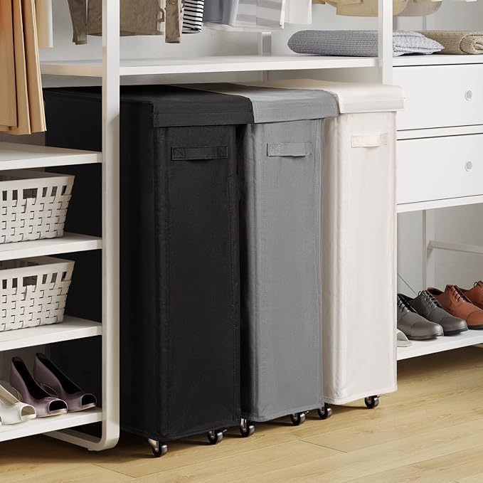 Chrislley 65L Slim Laundry Hamper - Image 7