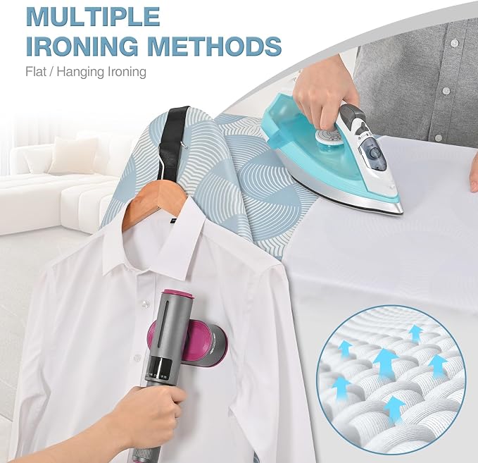 APEXCHASER Ironing Board, Full Size Steam Iron Board, Large Heavy-Duty Sturdy - Image 2