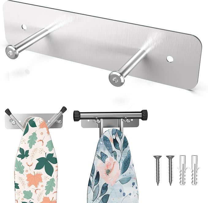 Ironing Board Holder, Ironing Board Hanger Wall Mount by ZHMY