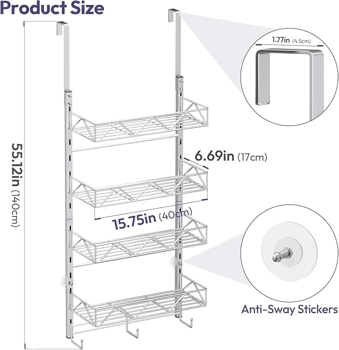 SWTYMIKI Over Door Hat Organizer - Image 8