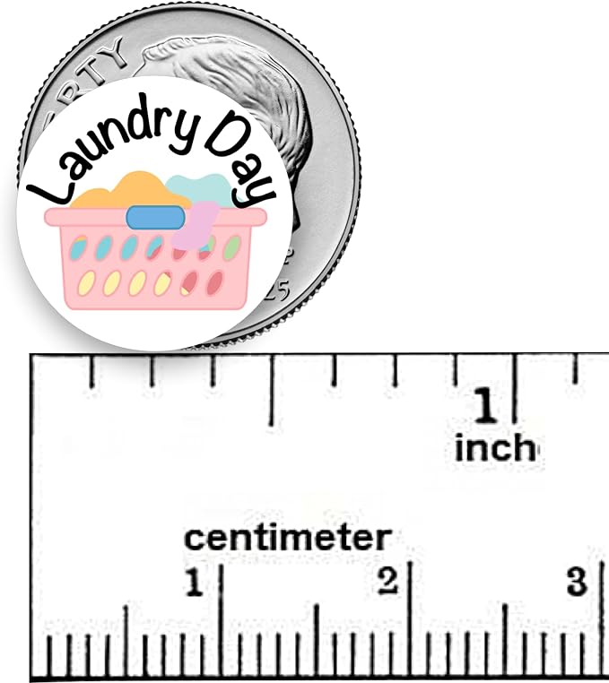 Laundry Day Planner Stickers – 54 Mini Vinyl Labels - Image 5