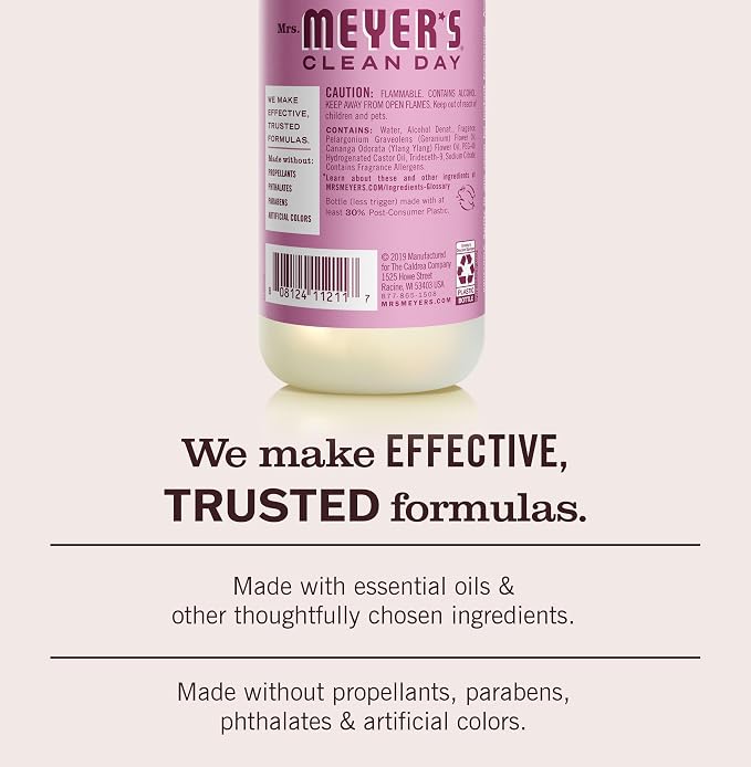 MRS. MEYER'S CLEAN DAY Room Spray, Peony Scent, 8 Fl Oz Bottle - Image 5