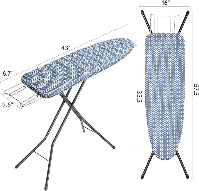 APEXCHASER Ironing Board Full Size, Iron Board - Image 7