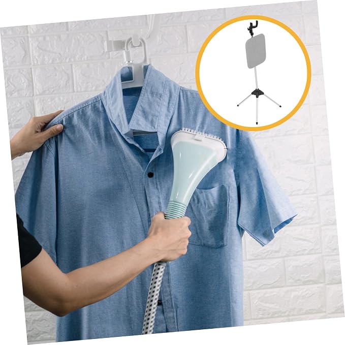 Telescopic Garment Steamer Rack Foldable Clothes Drying Stand Sturdy Four-Leg - Image 9