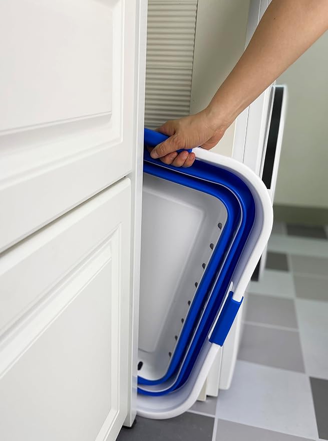 SAMMART 42L Set of 2 Plastic Foldable Storage Basket/Container - Image 7