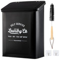 Magnetic Lint Bin for Laundry Room, Wall Mounted Lint Trash Can by Monjita